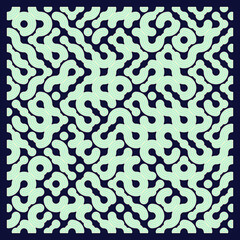 Color truchet tiling connections illustration