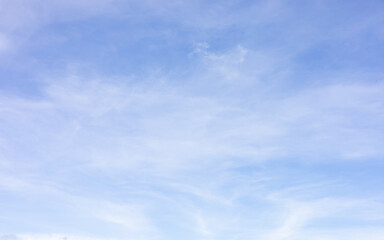 beautiful Blue sky with white clouds