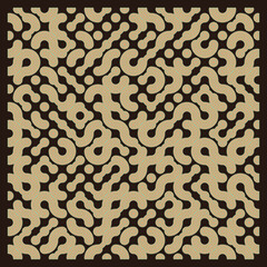 Color truchet tiling connections illustration