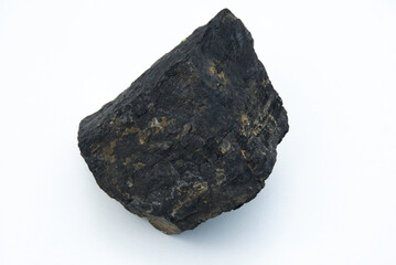 coal over white background
