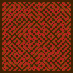 Color truchet tiling connections illustration