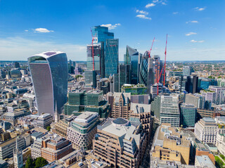 Modern buildings Downtown London Cityscape