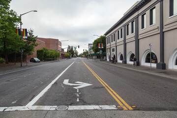 Fototapeta na wymiar Downtown Santa Rosa,Sonoma Valley,CA