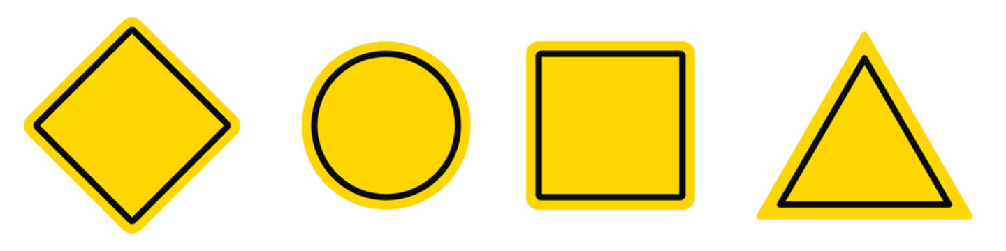 Amazon.com: Circle Triangle Square Logo - 100 Stickers Pack