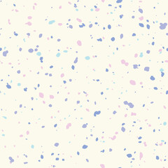 Terrazzo seamless pattern. Vector colorful pattern with pebbles and stone. Pattern ideal for wrapping paper, wallpaper, terrazzo flooring	