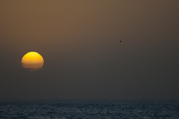 Sunset over the Atlantic Ocean from Popenguine. Thies. Senegal.