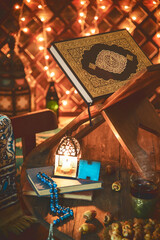 Ramadan background; Close up for The Holy 