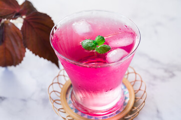 赤しそジュース