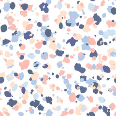 Terrazzo seamless pattern. Vector colorful pattern with pebbles and stone. Pattern ideal for wrapping paper, wallpaper, terrazzo flooring	