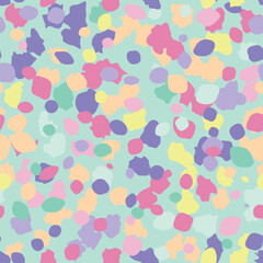Terrazzo seamless pattern. Vector colorful pattern with pebbles and stone. Pattern ideal for wrapping paper, wallpaper, terrazzo flooring