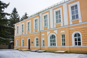 Fototapeta na wymiar Historical building Pedagogical in Glukhov, Ukraine 