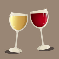 glass of wine