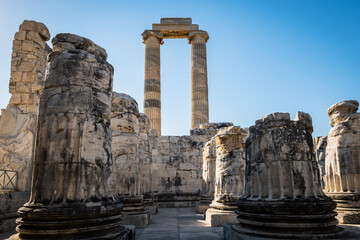 Temple of Apollo in Didyma antique city 