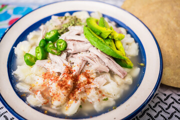 white pozole from the state of Guerrero.