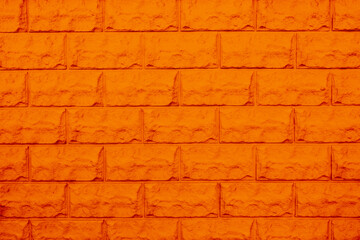 Obraz premium Texture of orange brick wall as background