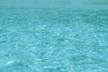 Beautiful sea water surface with ripples as background