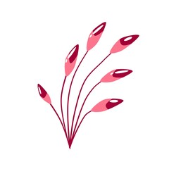 Autumn leaf cartoon, great design for any purposes. Plant floral design. Vector isolated icon. Isolated vector illustration.