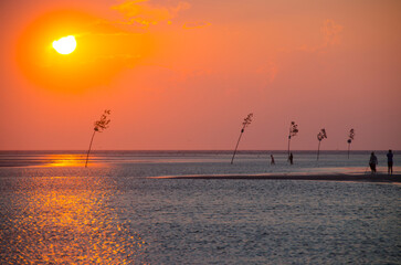 Cape Cod Sunset. Rock Harbor. Orleans, Massachusetts.