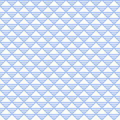 Fototapeta premium Abstract Blue Seamless Geometric Checked Pattern.