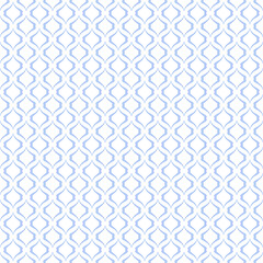Abstract Blue Seamless Geometric Pattern and Texture.