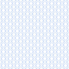 Abstract Blue Seamless Geometric Pattern and Texture.