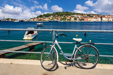 Marina in in Mali Losinj, Croatia.