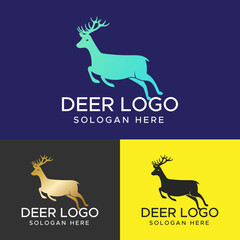 Deer vector illustration - Deer Logo Template