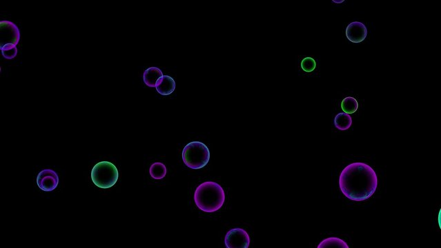 Neon Bubbles Overlay Effect