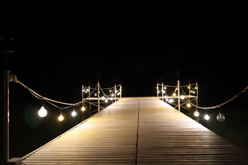 bridge at night