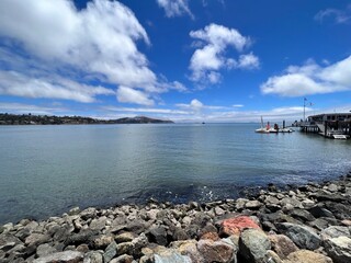Fototapeta na wymiar Sausalito Harbour Area San Francisco California USA