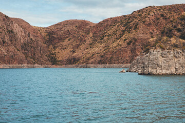 The Reyunos lake, San Rafael Mendoza, Argentina.
