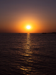 amazing sea view at sunset