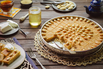 Arabic cuisine; Traditional Arabic dessert 