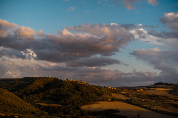 Obraz premium Sunset in Tuscany