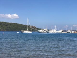 Sunset, vacation, lifestyle, marina,  ocean, sky, view, landscape, green,