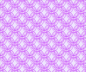 Seamless vector background geometric pattern design. Perfect for fabric textures, wraping paper art and wallpaper illustration. This vector graphic contais a light purple background and pink circles
