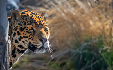 jaguar in the grass