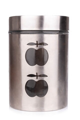 iron jar isolated on white background