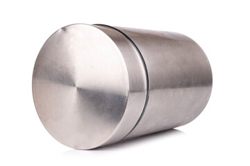 iron jar isolated on white background