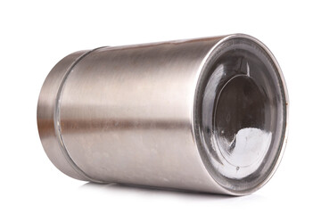 iron jar isolated on white background