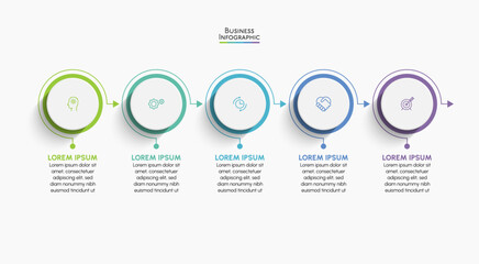 Business data visualization. timeline infographic icons designed for abstract background template milestone element modern diagram process technology digital marketing data presentation chart Vector