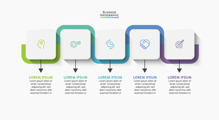 Business data visualization. timeline infographic icons designed for abstract background template milestone element modern diagram process technology digital marketing data presentation chart Vector