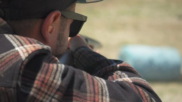 The ultimate manly smile after having some mischievous fun.  Bonding time with friends on a fun weekend shooting adventure.  Blowing off some steam from a hard work week.
