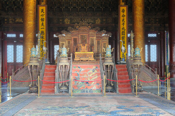 Throne Pavilion Forbidden City Beijing China