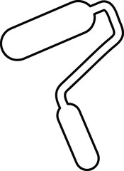 roller icon vector illustration on white background..eps
