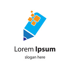 Digital pencil logo images