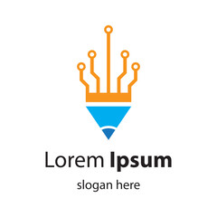 Digital pencil logo images