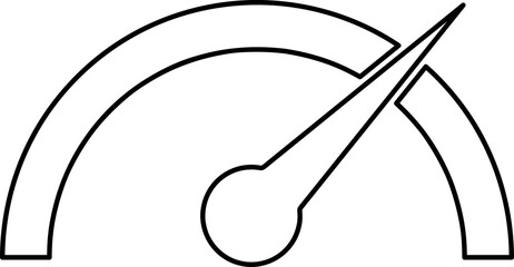 Speedometer icon vector illustration on white background..eps