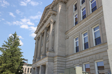 Scenic courthouse view