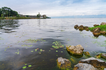 Natural beauty of Erhai Lake in Yunnan Province, China
